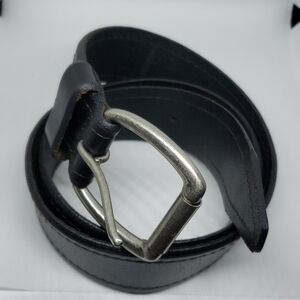 Lejon 32 black leather strap belt